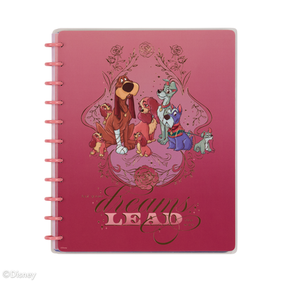 Disney Lady & The Tramp - Dotted Lined Classic Notebook - 60 Sheets
